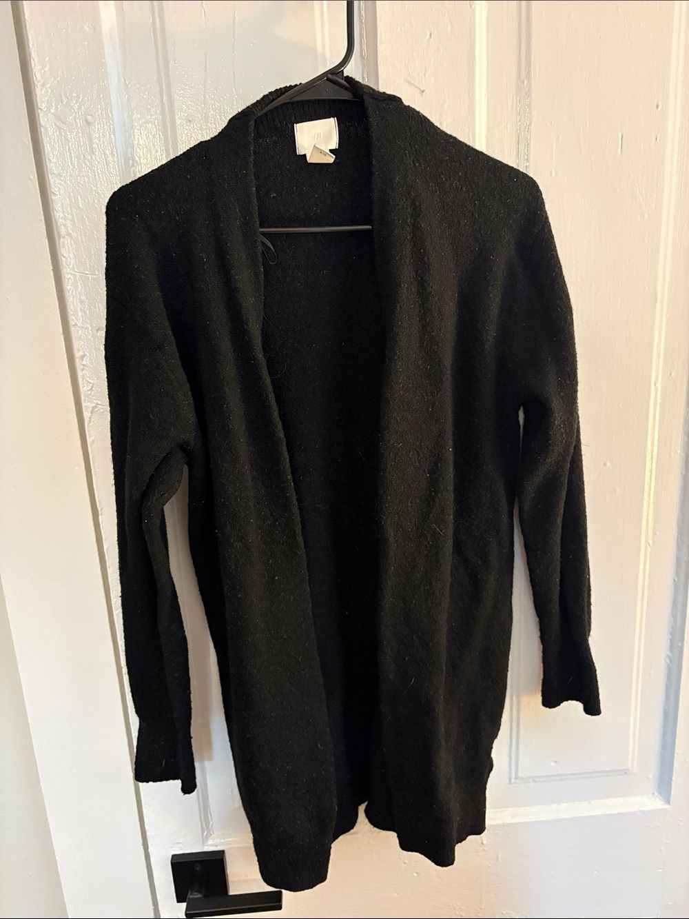 H&M Black Open-Front Women’s Cardigan Sweater